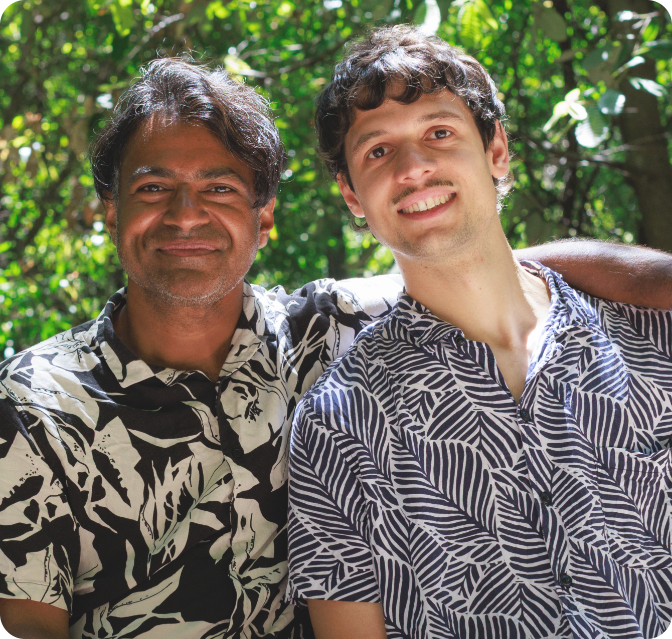 Priyank & Arthur in Santa Cruz Redwoods